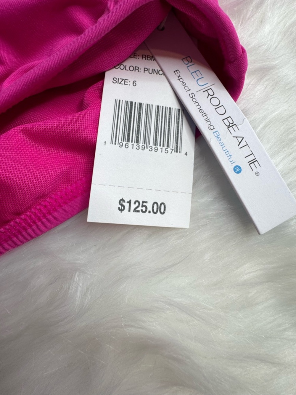 Bleu X Rod Beattie Swimsuit Pink gold 6 NWT Punch - Picture 2 of 2